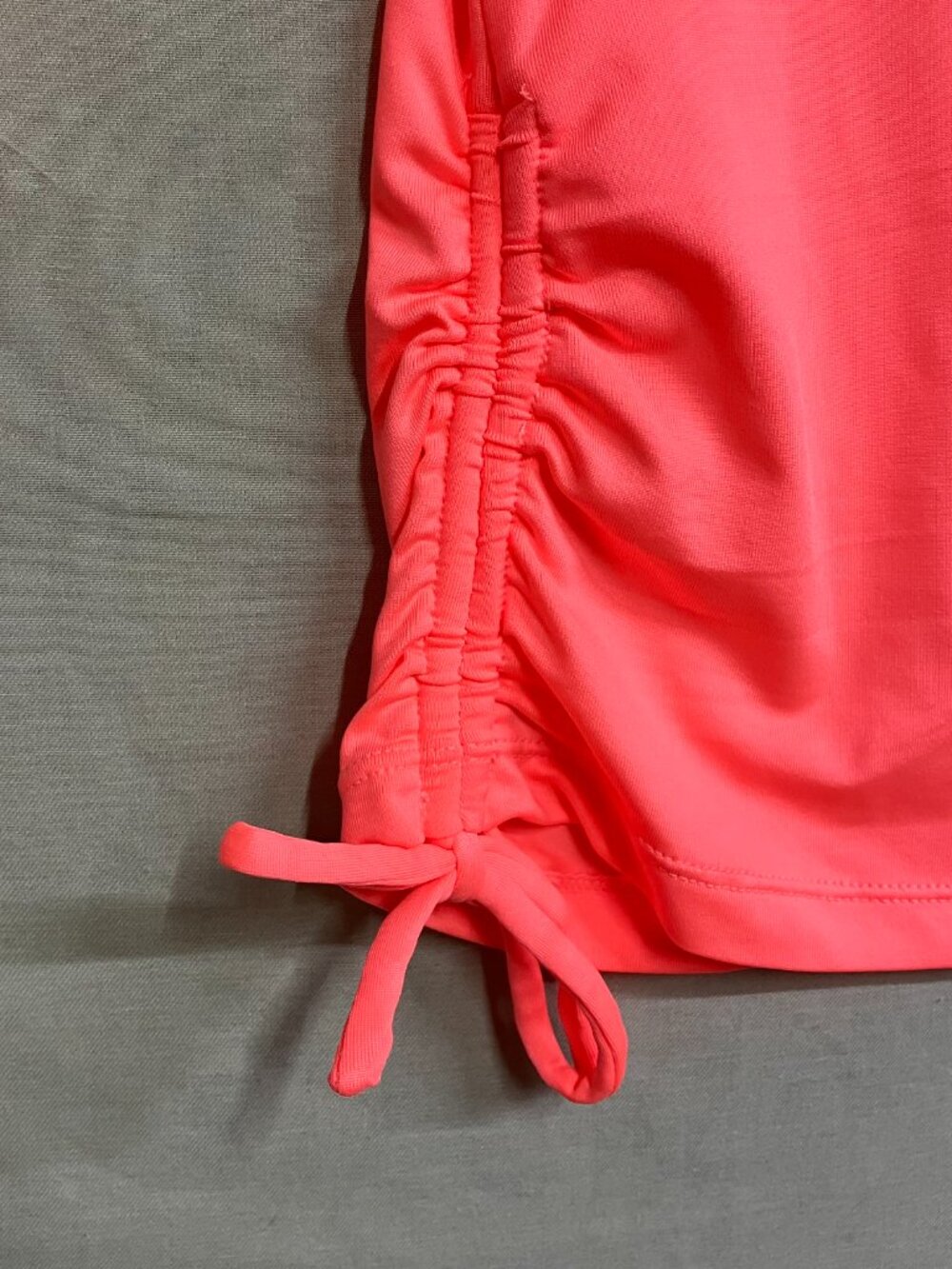ZeroXposur Sun Smart Swim Shirt Women S Coral Scallop UPF 50+ Zip Rash Guard - Picture 5 of 8